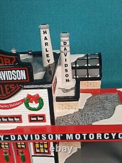 Department 56 Snow Village Harley-Davidson Manufacturing Set of 3 #54948