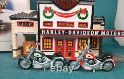 Department 56 Snow Village Harley-Davidson Manufacturing Set of 3 #54948