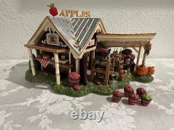 Department 56 Snow Village Harvest Apple Orchard Fall Halloween