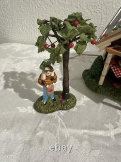 Department 56 Snow Village Harvest Apple Orchard Fall Halloween