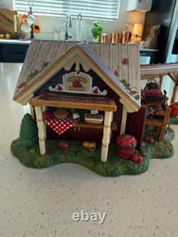 Department 56 Snow Village Harvest Apple Orchard Fall House Multicolor Boxed