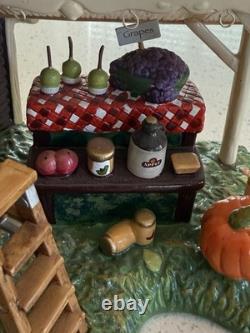 Department 56 Snow Village Harvest Apple Orchard Fall House Multicolor Boxed