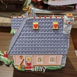 Department 56 Snow Village Hearts & Blooms Cottage Ceramic Porcelain 2002