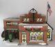 Department 56 Snow Village Illuminated Abners Implement Company and Original Box