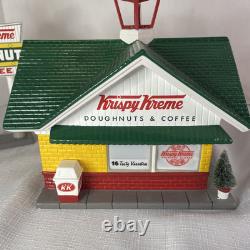 Department 56 Snow Village Krispy Kreme Doughnut Shop #55071 With Sign No Box