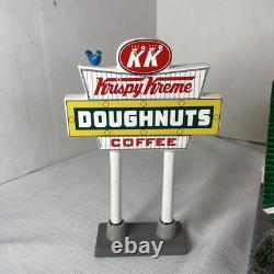 Department 56 Snow Village Krispy Kreme Doughnut Shop #55071 With Sign No Box