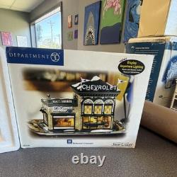 Department 56 Snow Village McKenzies Chevrolet Building