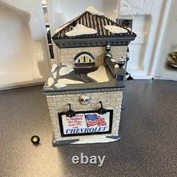 Department 56 Snow Village McKenzies Chevrolet Building