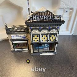 Department 56 Snow Village McKenzies Chevrolet Building