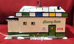 Department 56 Snow Village Memory Lanes Bowl Set of 2- #4036567- NIB