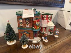 Department 56 Snow Village Saturday Morning Downtown Set of 6 (no road/snow)