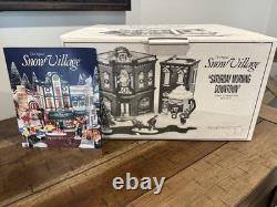 Department 56 Snow Village Saturday Morning Downtown Set of 6 (no road/snow)