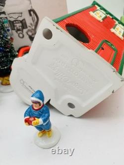 Department 56 Snow Village Saturday Morning Downtown Set of 6 (no road/snow)