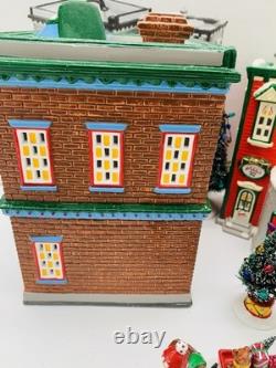 Department 56 Snow Village Saturday Morning Downtown Set of 6 (no road/snow)