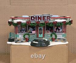 Department 56 Snow Village Shelly's Diner Two Piece Set #55008 NIB Retired