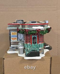 Department 56 Snow Village Shelly's Diner Two Piece Set #55008 NIB Retired