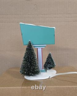 Department 56 Snow Village Shelly's Diner Two Piece Set #55008 NIB Retired