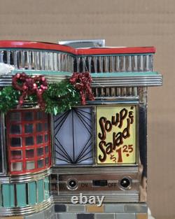 Department 56 Snow Village Shelly's Diner Two Piece Set #55008 NIB Retired