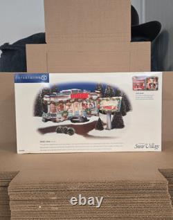 Department 56 Snow Village Shelly's Diner Two Piece Set #55008 NIB Retired