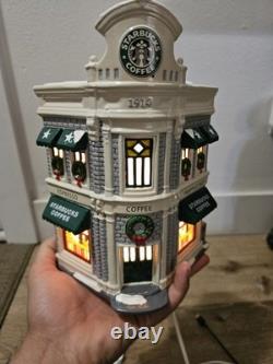 Department 56 Snow Village Starbucks Coffee #54859 Please READ