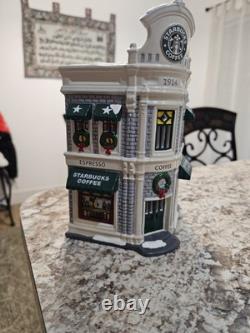 Department 56 Snow Village Starbucks Coffee #54859 Please READ