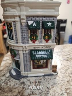Department 56 Snow Village Starbucks Coffee #54859 Please READ