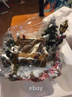 Department 56 Snow Village Starbucks Coffee Ceramic Building With Light 54859
