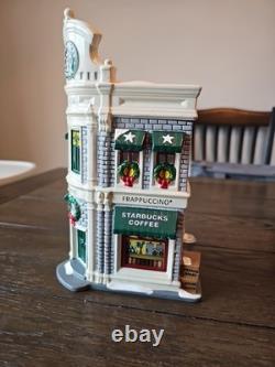 Department 56 Snow Village Starbucks Coffee MINT CONDITION