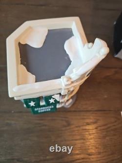 Department 56 Snow Village Starbucks Coffee MINT CONDITION