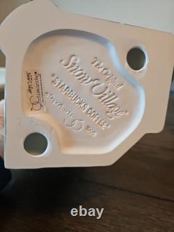 Department 56 Snow Village Starbucks Coffee MINT CONDITION