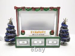 Department 56 Snow Village Stardust Drive-In Theater Light Up Building 55064