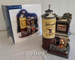 Department 56 Snow Village Yuengling Tavern #55626 With Box & Flag