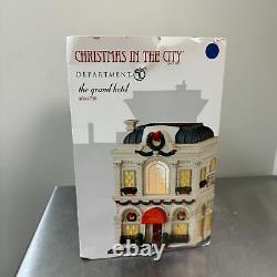 Department 56 THE GRAND HOTEL Christmas in the City #4044790 with Box