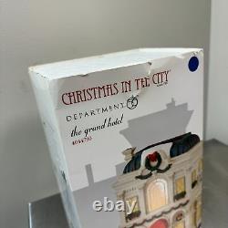 Department 56 THE GRAND HOTEL Christmas in the City #4044790 with Box