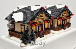 Department 56 The Original Snow Village Harley-Davidson Roadside Cabins retired