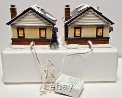 Department 56 The Original Snow Village Harley-Davidson Roadside Cabins retired