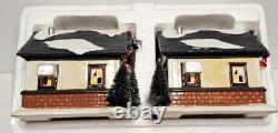 Department 56 The Original Snow Village Harley-Davidson Roadside Cabins retired