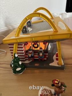 Department 56 The Original Snow Village McDonald's Retired Complete Set Sign