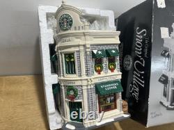 Department 56 The Original Snow Village Starbucks Coffee WithBox #54859 CM