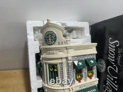 Department 56 The Original Snow Village Starbucks Coffee WithBox #54859 CM