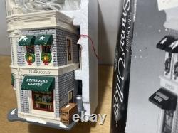 Department 56 The Original Snow Village Starbucks Coffee WithBox #54859 CM