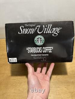 Department 56 The Original Snow Village Starbucks Coffee WithBox #54859 CM