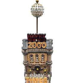 Department 56 Times Tower Times Square Ball Drop 2000 Holiday Set With Figures