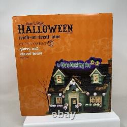 Department 56 Trick or Treat Lane Glares and Stares House LED Light Up D56