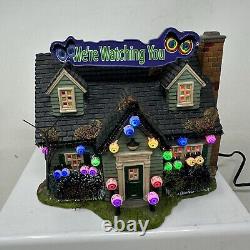 Department 56 Trick or Treat Lane Glares and Stares House LED Light Up D56