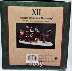 Department 56 Twelve Drummers Drumming Twelve Days of Dickens Christmas 1999