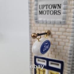 Department 56 Uptown Motors Ford & 1919 Model T 54941 Snow Village Building