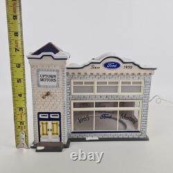 Department 56 Uptown Motors Ford & 1919 Model T 54941 Snow Village Building
