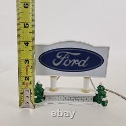 Department 56 Uptown Motors Ford & 1919 Model T 54941 Snow Village Building