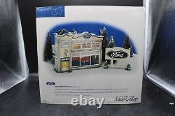 Department 56 Uptown Motors Ford Dealership Snow Village Christmas